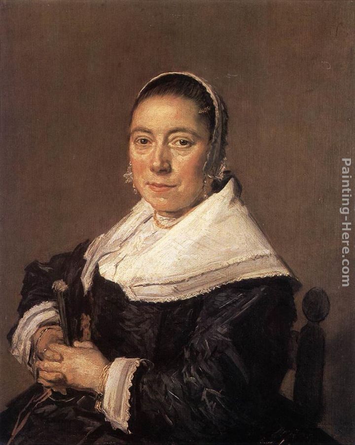 Frans Hals Portrait of a Seated Woman (presumedly Maria Vernatti)
